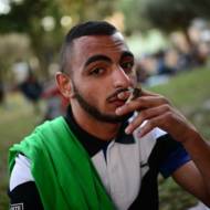 Marijuana smoker. (Tomer Neuberg/FLASH90)