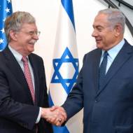 Prime Minister Benjamin Netanyahu meets with U.S. National Security Advisor, Ambassador John Bolton. (Matty Stern/U.S. Embassy Jerusalem)