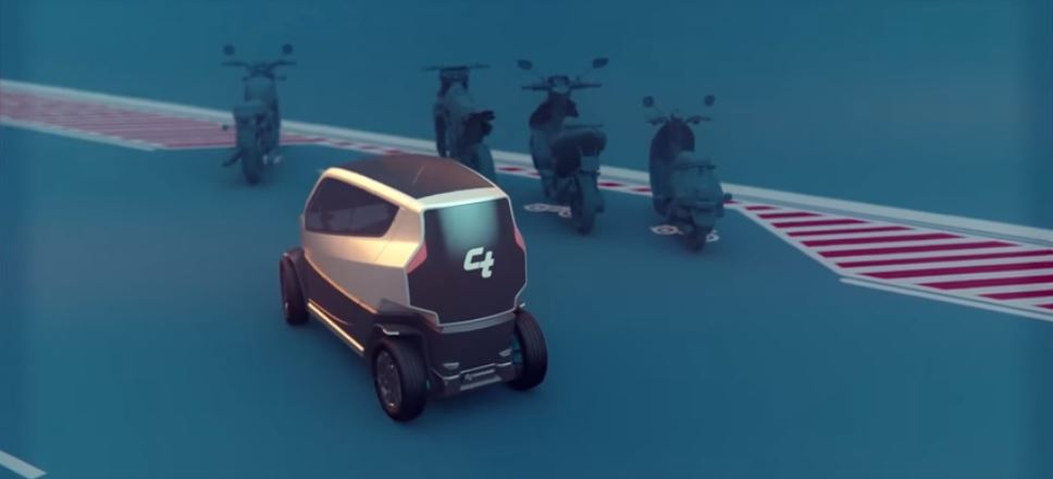 Foldable car