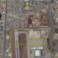 Missile sites in Beirut