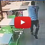 Bleeding Ari Fuld chases terrorist