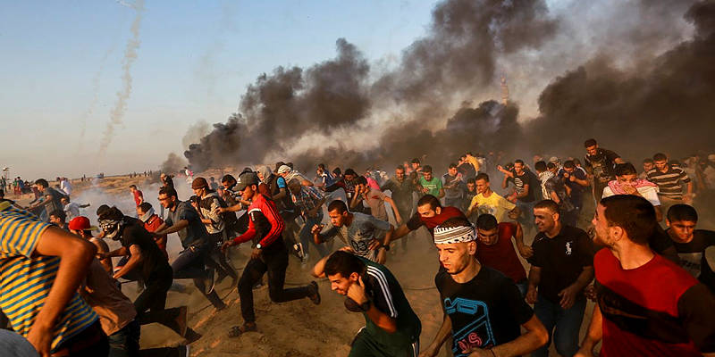 Israel-Gaza border riot
