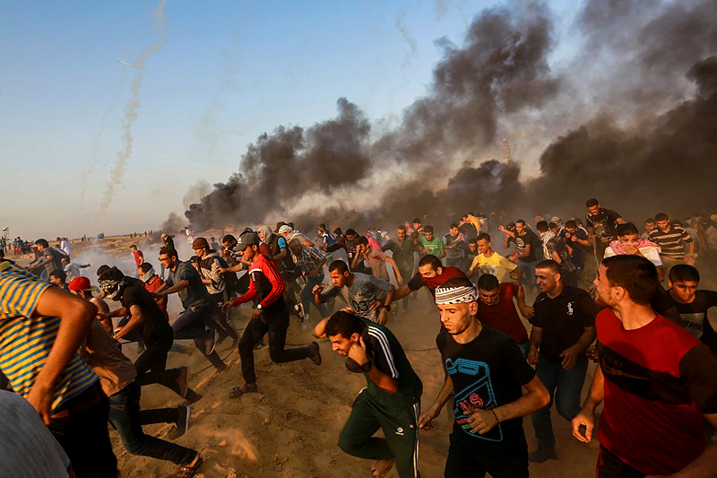 Israel-Gaza border riot