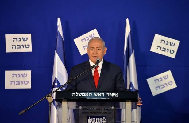 PM Netanyahu at PMO Rosh Hashanah Toast