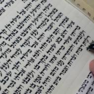 Writing a Torah scroll
