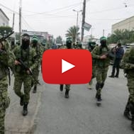 Hamas terrorists in Gaza