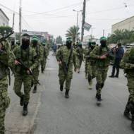 Hamas terrorists in Gaza