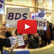 Anti-Israel BDS activists. (Screenshot)
