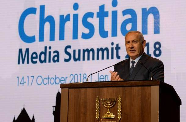 Netanyahu at Christian Media Summit