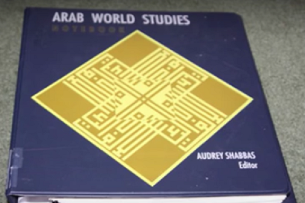 An anti-Israel textbook used in the US. (screenshot)