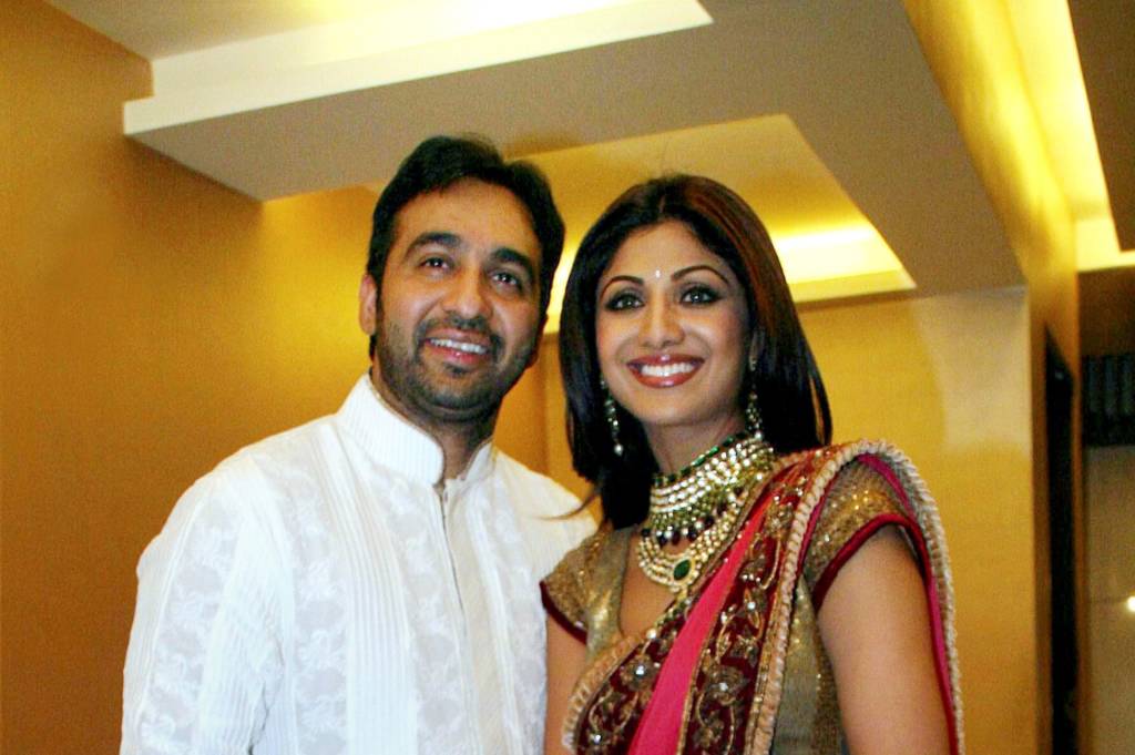 Shilpa Shetty (R) and Raj Kundra. (AP Photo)
