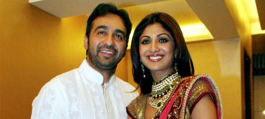 Shilpa Shetty (R) and Raj Kundra. (AP Photo)