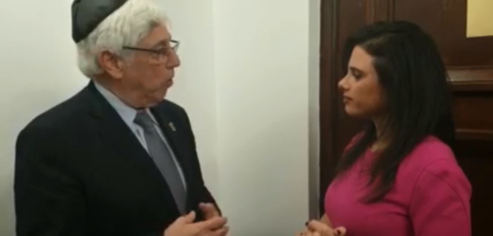 Beverly Hills Mayor Julian Gold and Justice Minister Ayelet Shaked