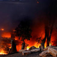 Mortar fire from Gaza