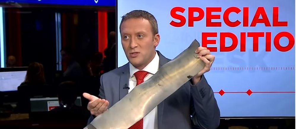 Part of Hamas rocket