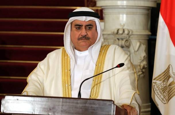 Bahraini Foreign Minister Khalid bin Ahmed al-Khalifa