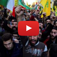 Hezbollah supporters in Beirut