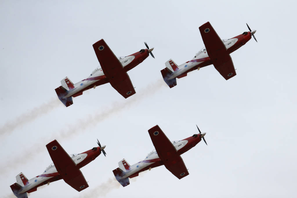 Classic Israeli air fighters. (Flash90)