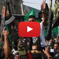 Palestinians rejoice in terrorism. (Screenshot)