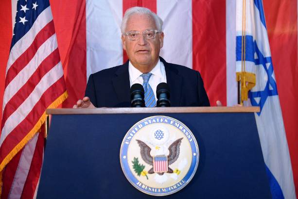 US Ambassador to Israel David Friedman