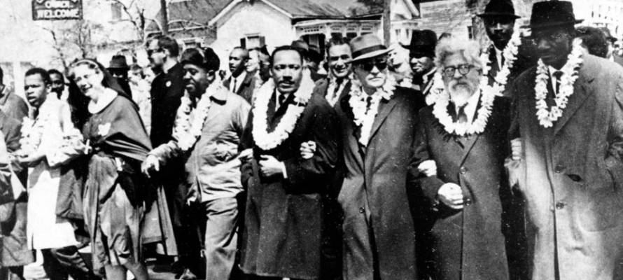 Abraham Joshua Heschel and Martin Luther King Jr.