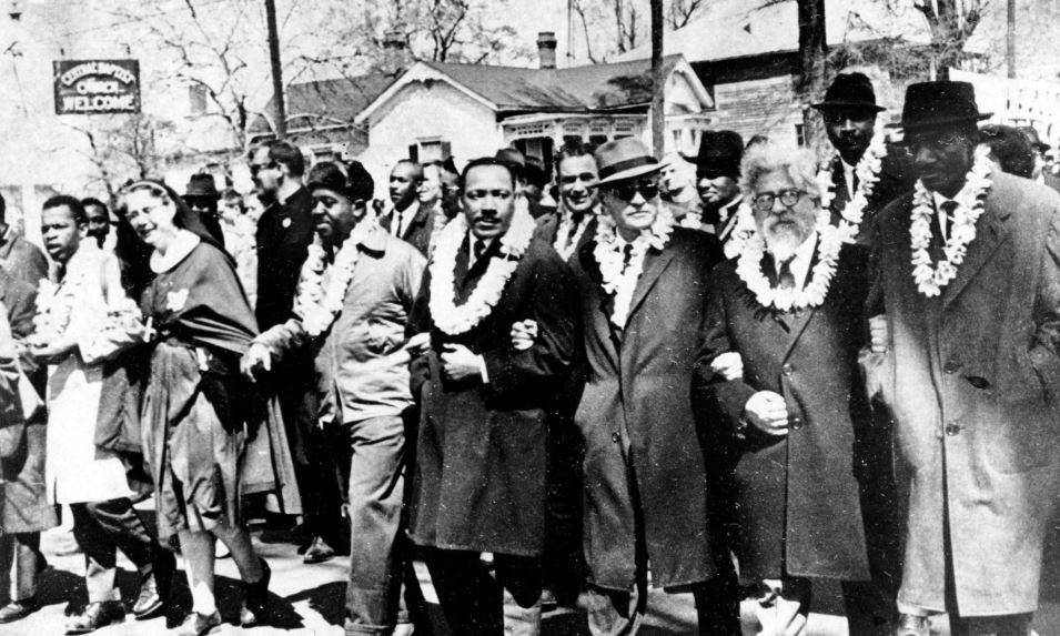 Abraham Joshua Heschel and Martin Luther King Jr.