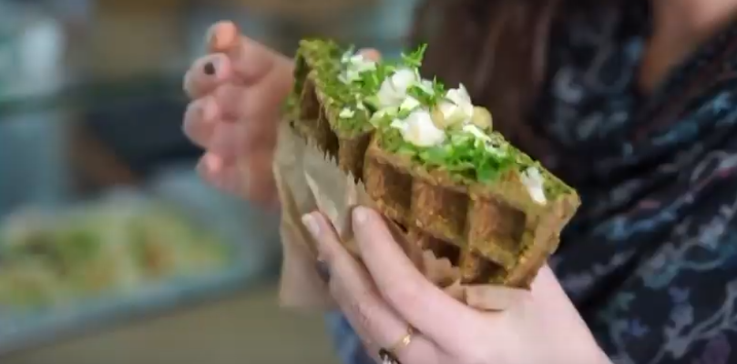 Falafel Waffle