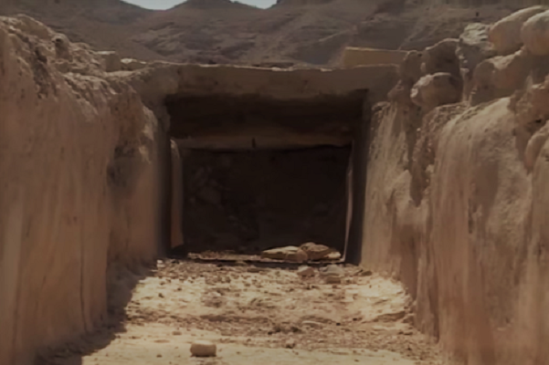 An archaeological site in Israel. (screenshot)