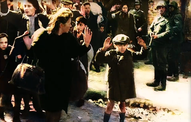 Colorized Holocaust Picture