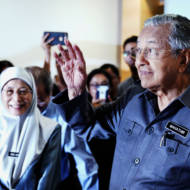Malaysian Prime Minister Mahathir Mohamad