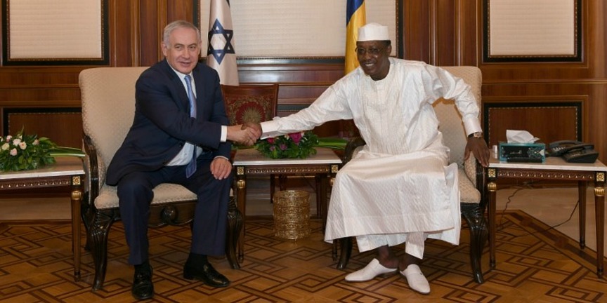 Netanyahu and Chad President Deby