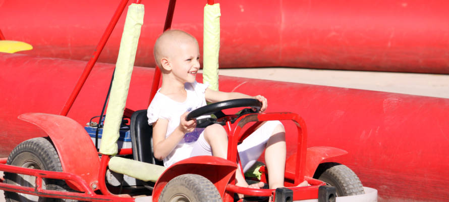 cancer child playing
