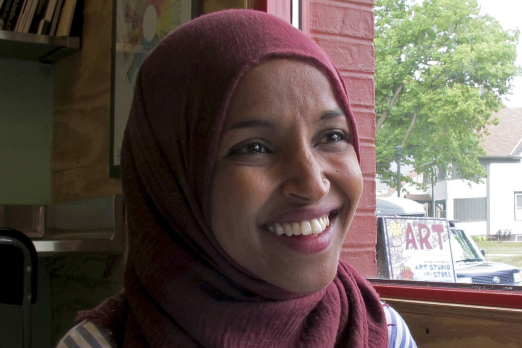 Democrat Ilhan Omar. (AP Photo/Jeff Baenen, File)