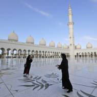 The Grand Mosque of Sheikh Zayed, in Abu Dhabi, United Arab Emirates. (AP Photo/Andrew Medichini)