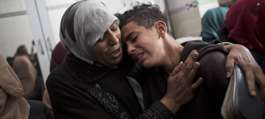 Hassan Shalabi funeral Gaza