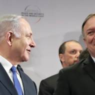 Pompeo Netanyahu Warsaw