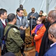 Danny Danon leads a U.N. tour of a Hezbollah terror tunnel. (GPO)