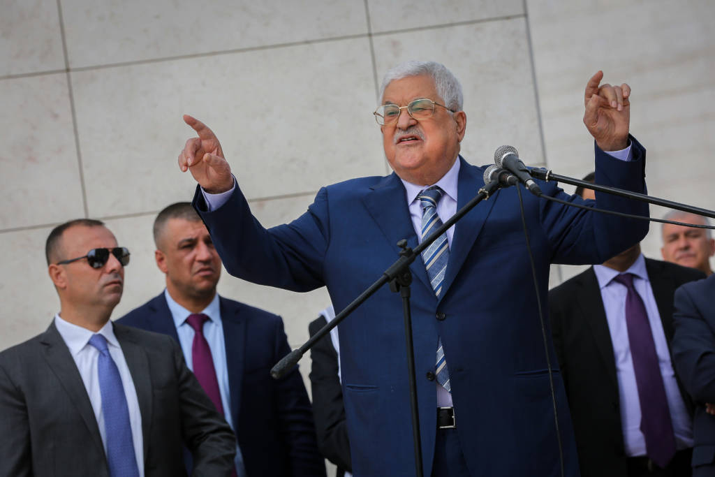 Palestinian President Mahmud Abbas. (Flash90)