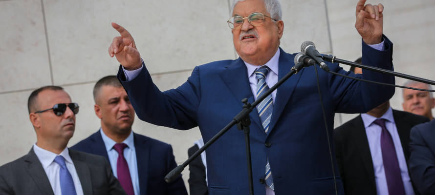 Palestinian President Mahmud Abbas. (Flash90)