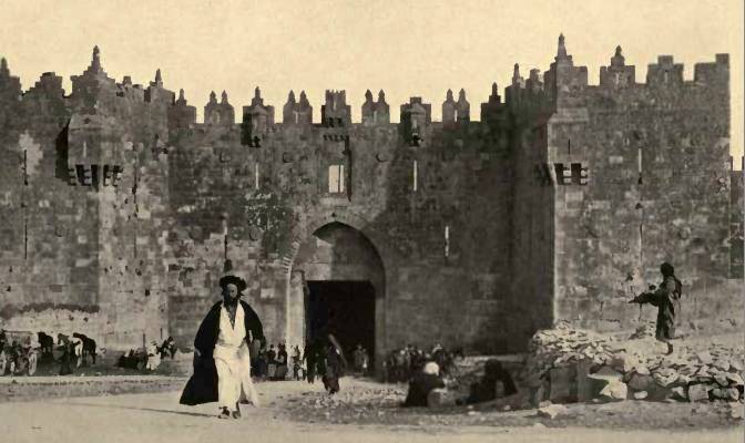 Damascus Gate, Jerusalem, 1912.
