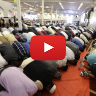 Muslim prayer service