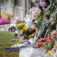 Memorial in Christchurch, New Zealand. (AP Photo/Vincent Thian)