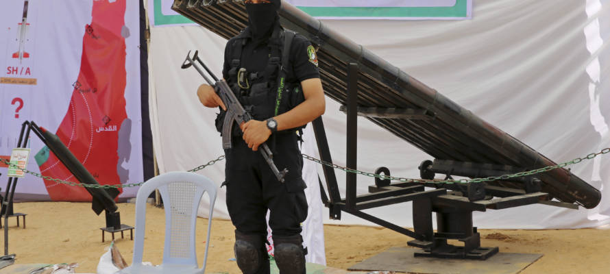 Palestinian terrorist in Gaza. (AP Photo/Adel Hana, File)