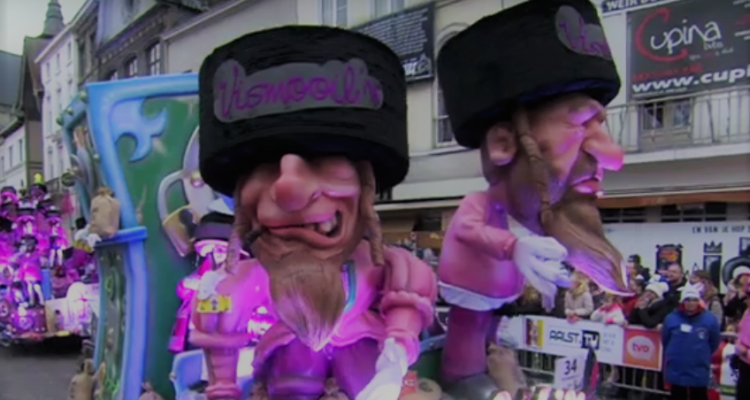 Anti-Semitic float in Aalst, Belgium