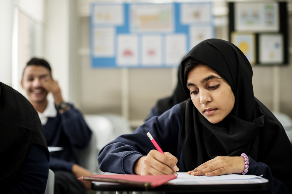 Muslim female student
