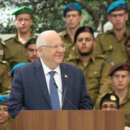 President Reuven Rivlin. (Andrew Friedman/TPS)