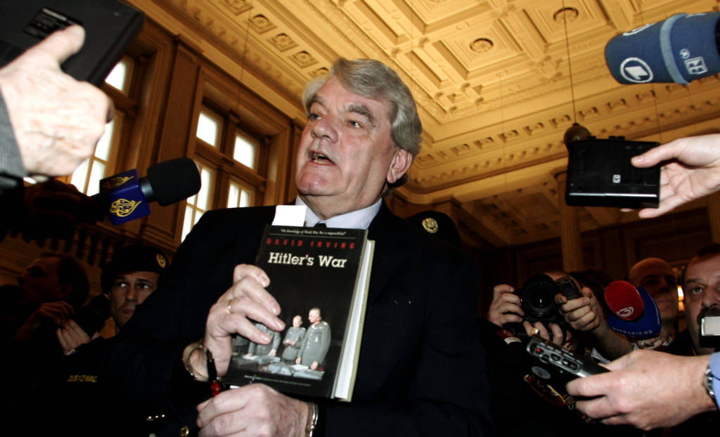Holocaust denier David Irving