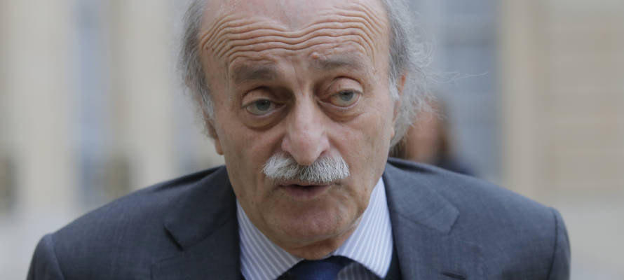Lebanese Druze leader Walid Jumblatt. (AP Photo/Michel Euler)