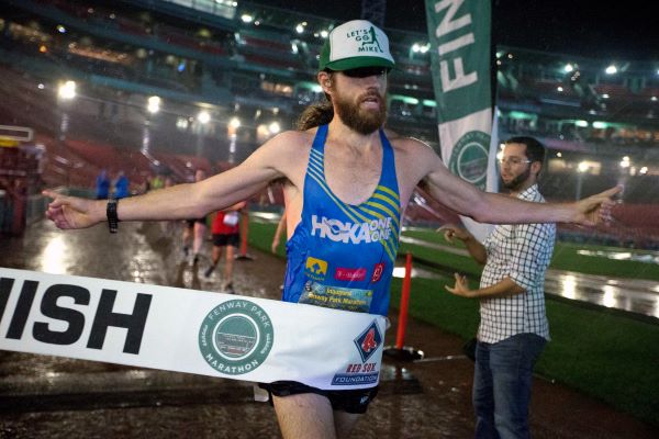 Ultra-runner Michael Wardian. (AP Photo/Michael Dwyer)