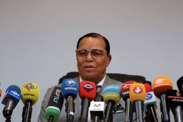 Hatemonger Louis Farrakhan. (AP Photo/Vahid Salemi)